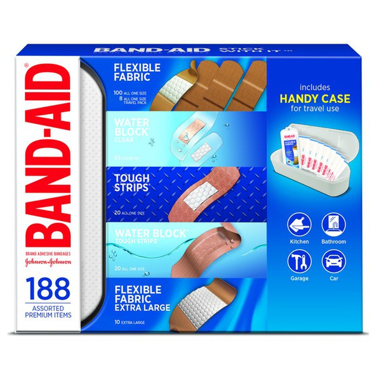 Band-Aid Bandages 188ct nq